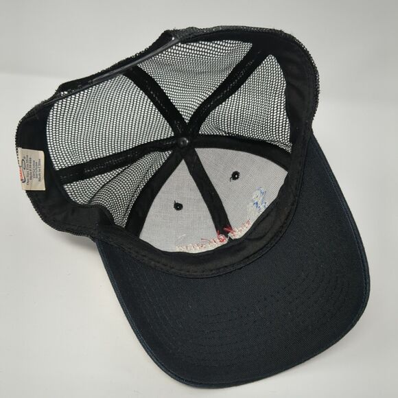 GSL Soda Blasting Inc. Snapback Trucker Hat Black One Size Mesh Back - Picture 6 of 8
